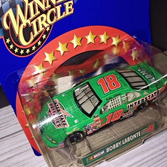 Winners Circle NASCAR Bobby Labonte #18 Diecast Car 1/43 Scale Vintage 2000 - Picture 4 of 7